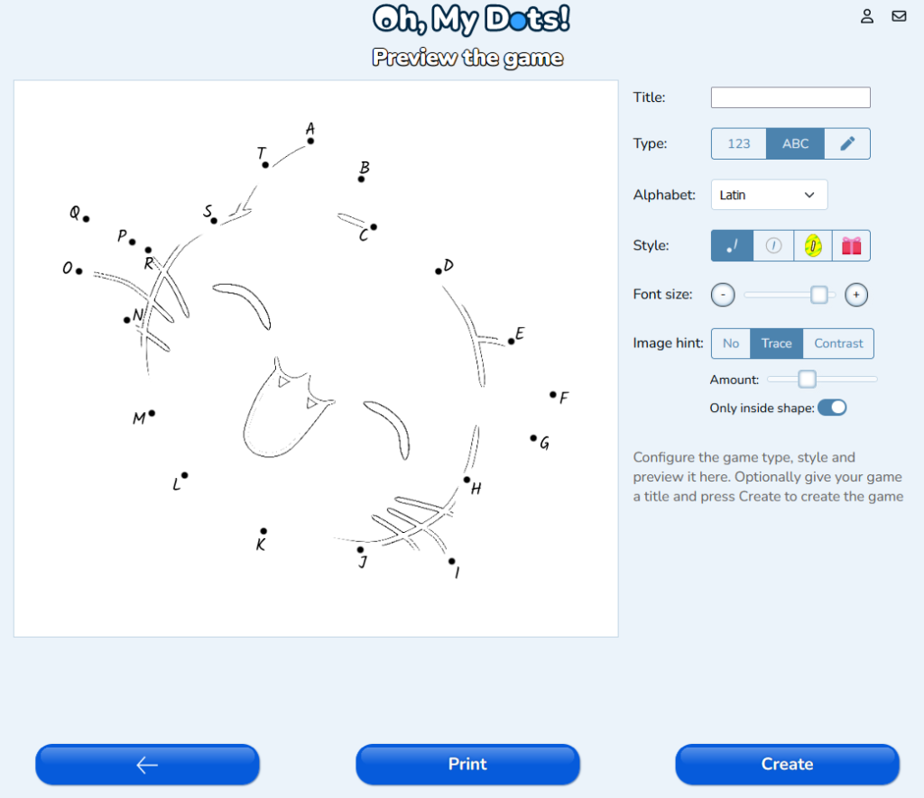 The connect the dots maker tool