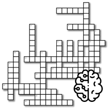 A.I. powered crossword
